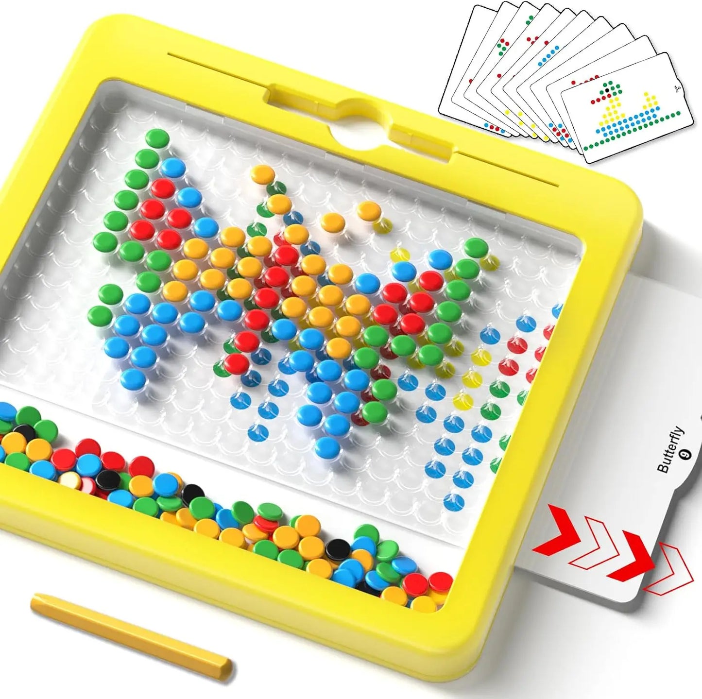 Magnetic Drawing Board Ball Sketch Tablet with Magnet Pen - Kids Learning -Educational Toys for Kids