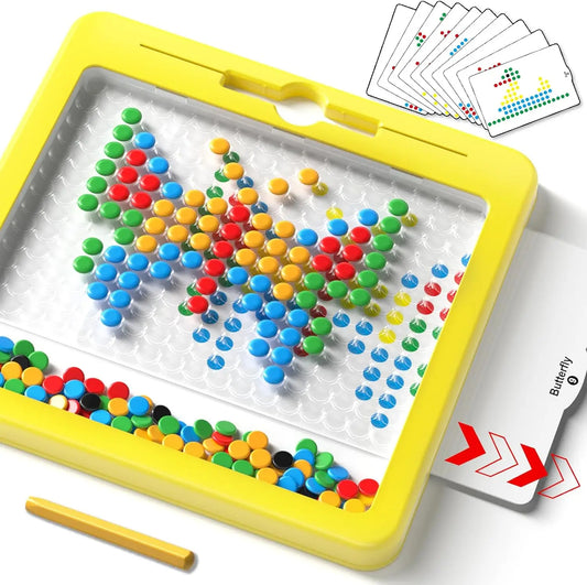 Magnetic Drawing Board Ball Sketch Tablet with Magnet Pen - Kids Learning -Educational Toys for Kids