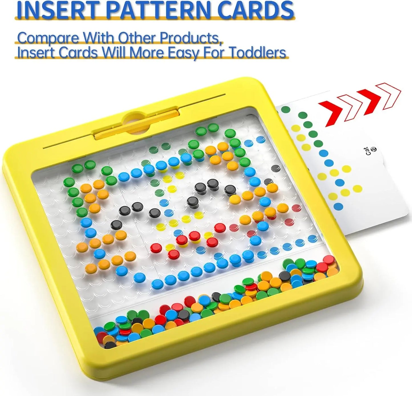 Magnetic Drawing Board Ball Sketch Tablet with Magnet Pen - Kids Learning -Educational Toys for Kids