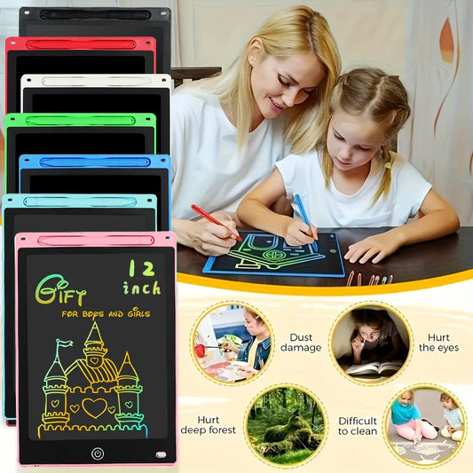 Electronic Handwriting Pad - Writing Board Drawing Tablet - LCD Screen Writing Tablet - Digital Graphic Toys for child 8 inch, 10 inch, 12 inch
