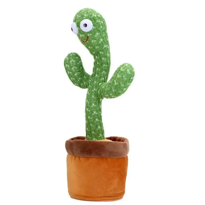 Rechargeable Dancing Cactus Toy - Music, LED Lights & Plush Entertainment for Kids