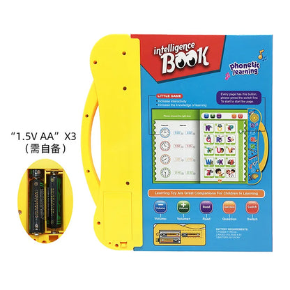 Interactive Children E Book - Musical English Educational Phonetic Learning E Book for Boys & Toddlers - Intelligence Book