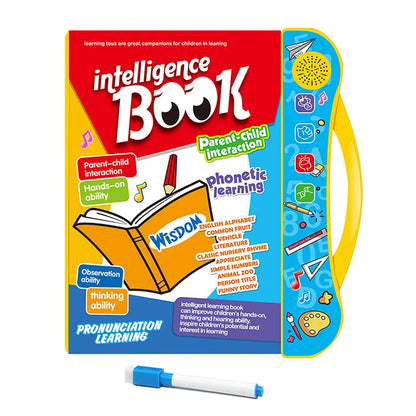 Interactive Children E Book - Musical English Educational Phonetic Learning E Book for Boys & Toddlers - Intelligence Book