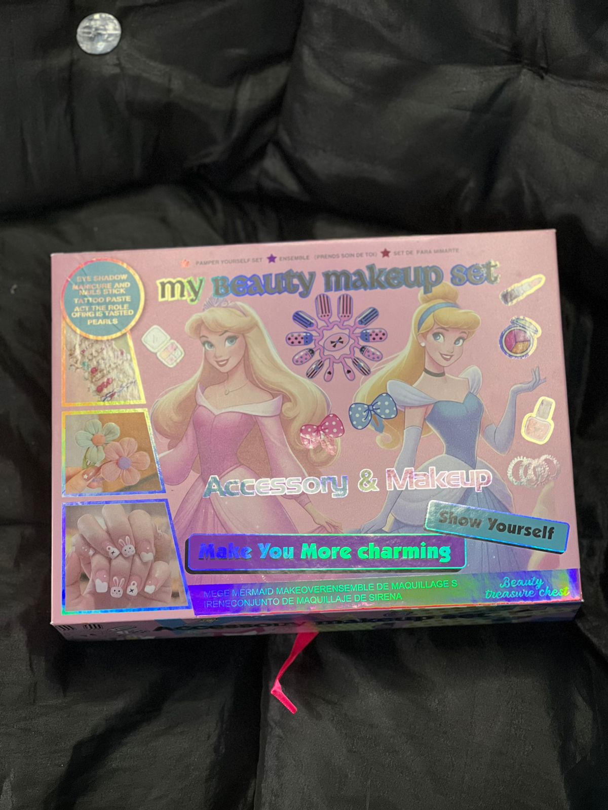 My Beauty Makeup Set for Kids – Accessory & Makeup Kit with Eyeshadows, Lip Gloss, Nail Art & Fun Accessories
