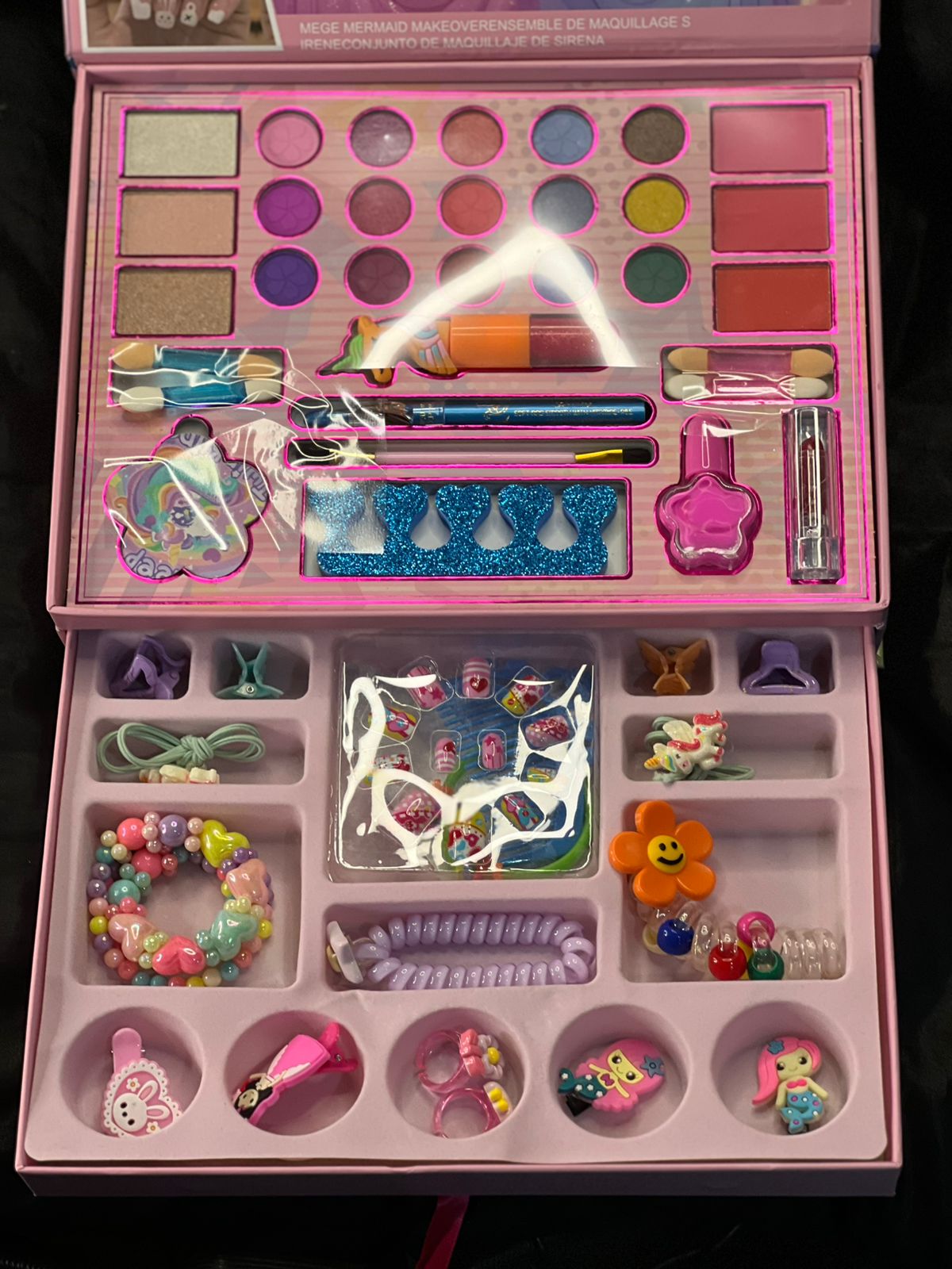 My Beauty Makeup Set for Kids – Accessory & Makeup Kit with Eyeshadows, Lip Gloss, Nail Art & Fun Accessories